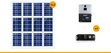 Whole-Home Off-Grid Solar Kit - 5.8kW   10.2kWh LiFePO4 Battery