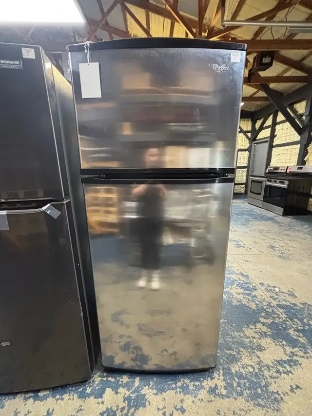 Whirlpool "28" Stainless Steel Top Freezer Refrigerator