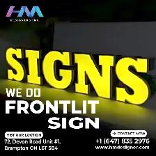 Frontlit Signs – Custom Design & Installation