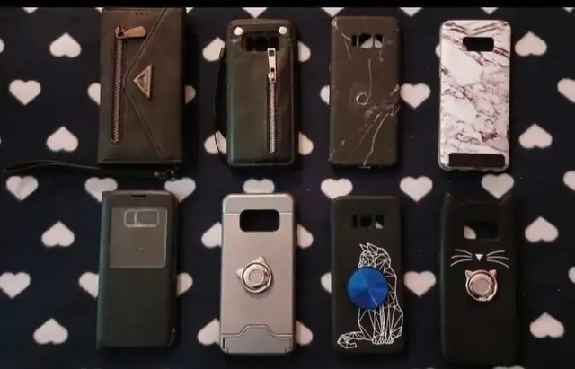 8 Hardly Used Samsung Galaxy S8 Cellphone Cases