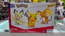 Mega Build & Show Pikachu Evolution Trio - BRAND NEW