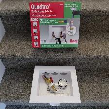 Boîte de sortie de machine à laver Quadtro de Oatey