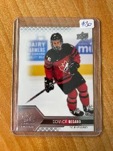 2022-23 Upper Deck Team Canada Juniors #2 Connor Bedard U20
