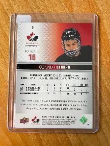 2022-23 Upper Deck Team Canada Juniors #2 Connor Bedard U20 - Photo 2