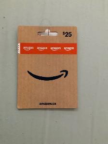 Amazon Gift Card just got the gift card today asking $20