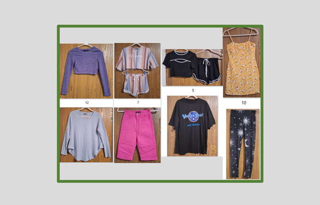 Lot of 10 Pieces Women's Clothing (Size XS). Brand New.