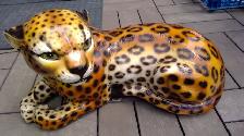 Jaguar en céramique