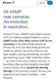 White IPhone 17