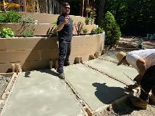 fresh concrete shed patio, jacuzzi patio, and more - Photo 2