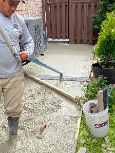 fresh concrete shed patio, jacuzzi patio, and more - Photo 4