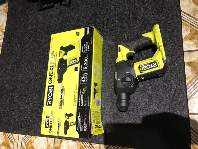 Ryobi 18V ONE  HP Brushless 5/8 SDS-Plus Rotary Hammer Drill