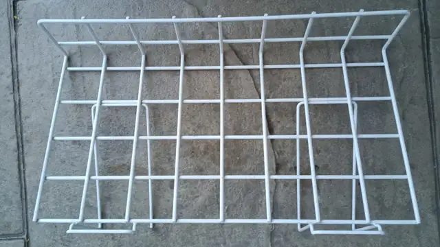 Slat Wall White Wire Shelves - 2 Types, Thick Wire & Thin Wire