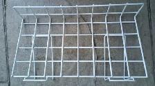 Slat Wall White Wire Shelves - 2 Types, Thick Wire & Thin Wire