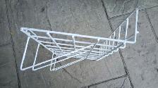 Slat Wall White Wire Shelves - 2 Types, Thick Wire & Thin Wire - Photo 3