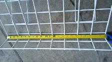 Slat Wall White Wire Shelves - 2 Types, Thick Wire & Thin Wire - Photo 4