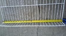 Slat Wall White Wire Shelves - 2 Types, Thick Wire & Thin Wire - Photo 9