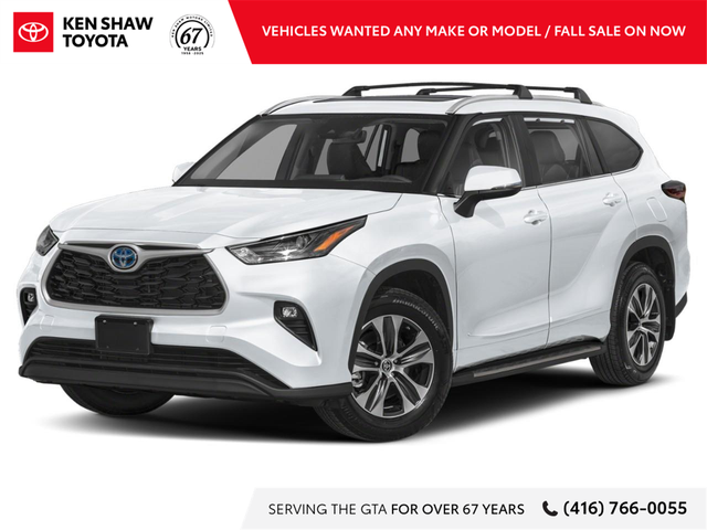 2023 Toyota Highlander Hybrid XLE LEATHER / SUNROOF / PUSH BU...