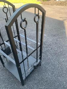 firewood wood rack with tools - Photo 2