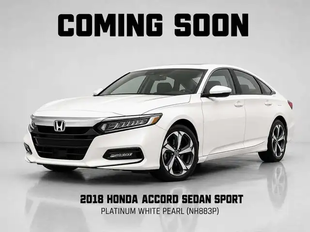 2018 Honda Accord Sport - 6MT | Local Unit | Moonroof | Carplay