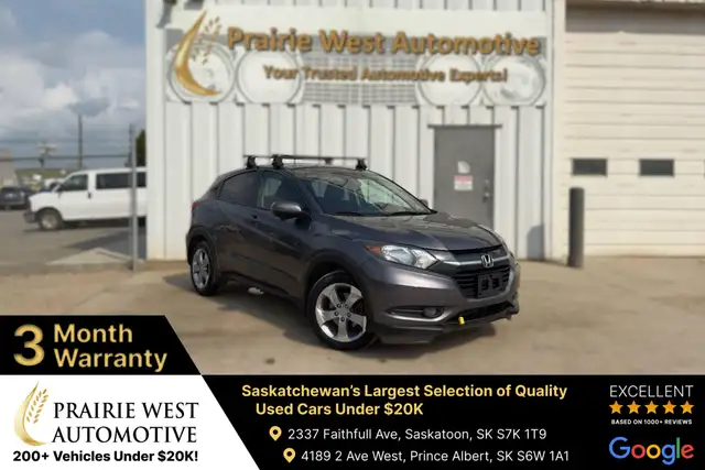 2017 Honda HR-V EX AWD |Sunroof | Remote Start