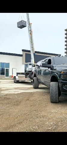 Hot shot custom trucking.