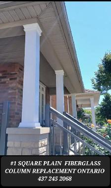 PORCH COLUMNS. ALL ONTARIO.  FIBERGLASS - PVC - ALUMINUM - Photo 2