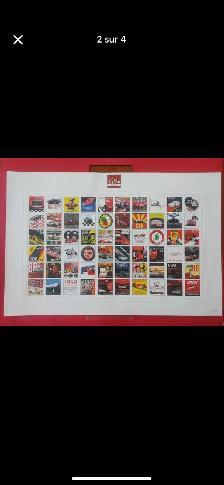 Affiche Ferrari 60 ans en 60 symboles 834/1000
