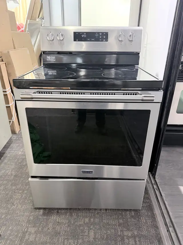 Cuisinière 30po Inox. Vitrocéramique  | YMER6600FZ0 - Maytag