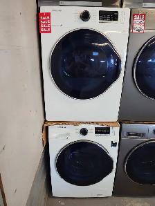 Samsung '24' White Front Load Washer / Dryer Set on Sale‼️