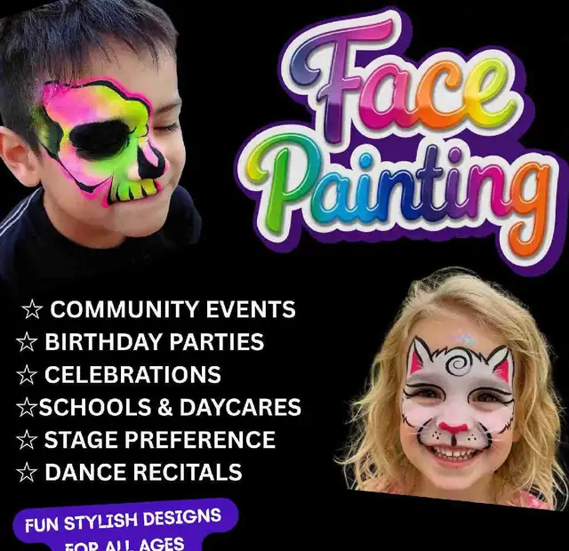 Face Painting  Glitter Tattoos Glitter Bar