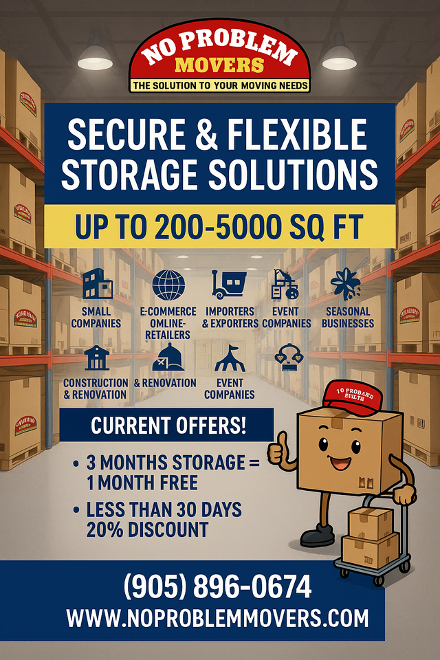 No Problem Movers Secure Storage Solutions