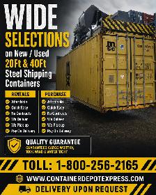 USES TEEL SHIPPING CONTAINERS - SEA CONTAINERS