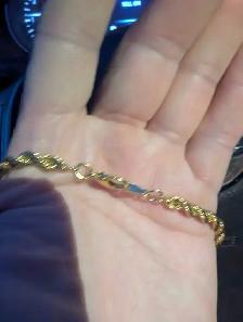 Jewellery Bundle: Gold Tone Rope Chain and Crystal Necklace - Photo 3