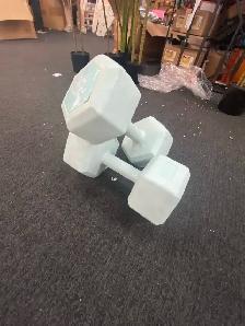 25lbs Dumbbell Set of 2 (Mint Blue) - Photo 2