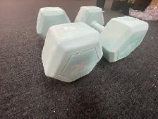25lbs Dumbbell Set of 2 (Mint Blue) - Photo 4