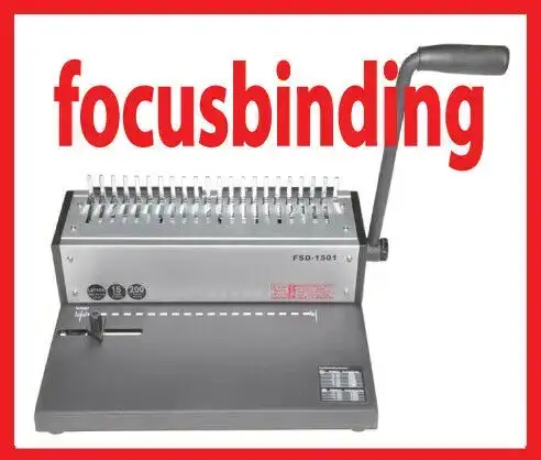 Thanksgiving Deal Metal manual Cerlox comb binding and punching