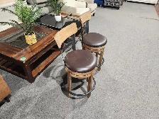 Pair of Rustic Counter-Height Bar Stools - $100 CASH for 2! - Photo 3