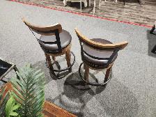Pair of Rustic Counter-Height Bar Stools - $100 CASH for 2! - Photo 4
