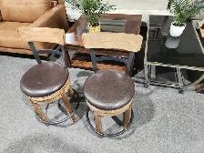 Pair of Rustic Counter-Height Bar Stools - $100 CASH for 2! - Photo 7