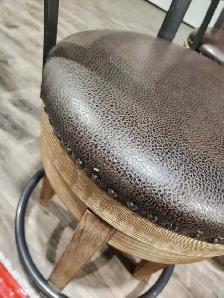 Pair of Rustic Counter-Height Bar Stools - $100 CASH for 2! - Photo 9