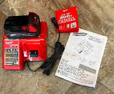 NEW Milwaukee Cordless Drain Snake Kit with Battery & Charger - Photo 3