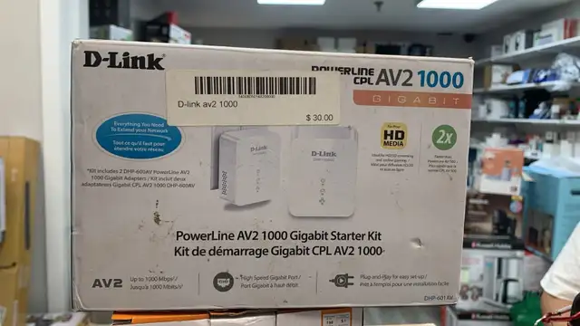 Starter Kit  - D-Link - Power Line AV2 1000 Gigabit