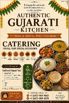 Authentic Gujarati Thali Catering – $15/Plate