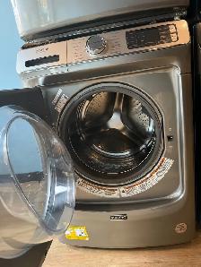 Maytag "27" Chrome Shadow Front Load Laundry Pair - Photo 3
