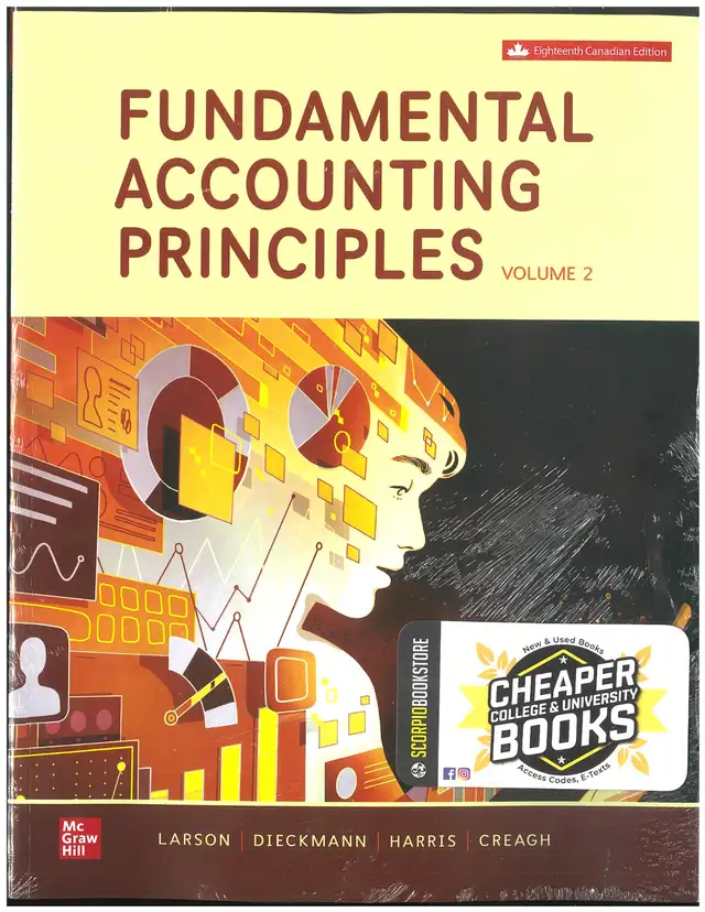 Fundamental Accounting Vol 2  Connect 18E 9781264535033