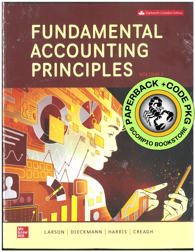 Fundamental Accounting Vol 1  Connect 18E 9781264532599