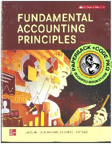 Fundamental Accounting Vol 1  Connect 18E 9781264532599