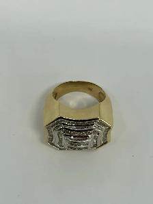 10k Men's Estate Diamond Statement Ring - Photo 3