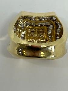 10k Men's Estate Diamond Statement Ring - Photo 5