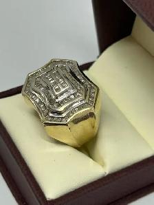 10k Men's Estate Diamond Statement Ring - Photo 7